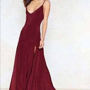 Nasty gal On a High maxi dress